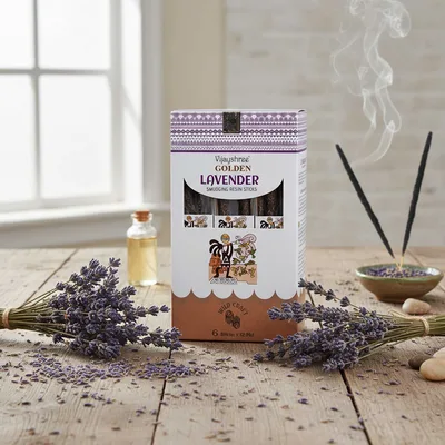 Golden Lavanda Smudging Resin Sticks - 30g