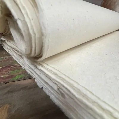 Lokta Craft / Wrapping Paper (51x76cm) - 5gms Plain Paper — foto 1