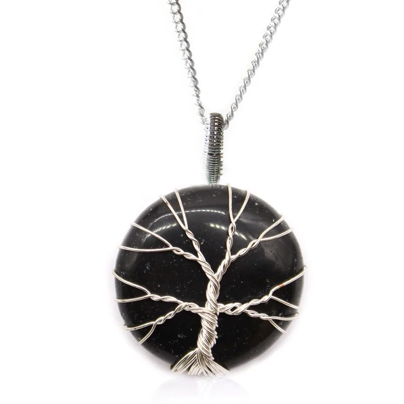 Albero of Life Gemstone Necklace Nero Onyx — foto 3