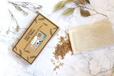 Lavanda Naturale Cotton and Juco Eye Pillow in Gift Scatola Sleepy Panda