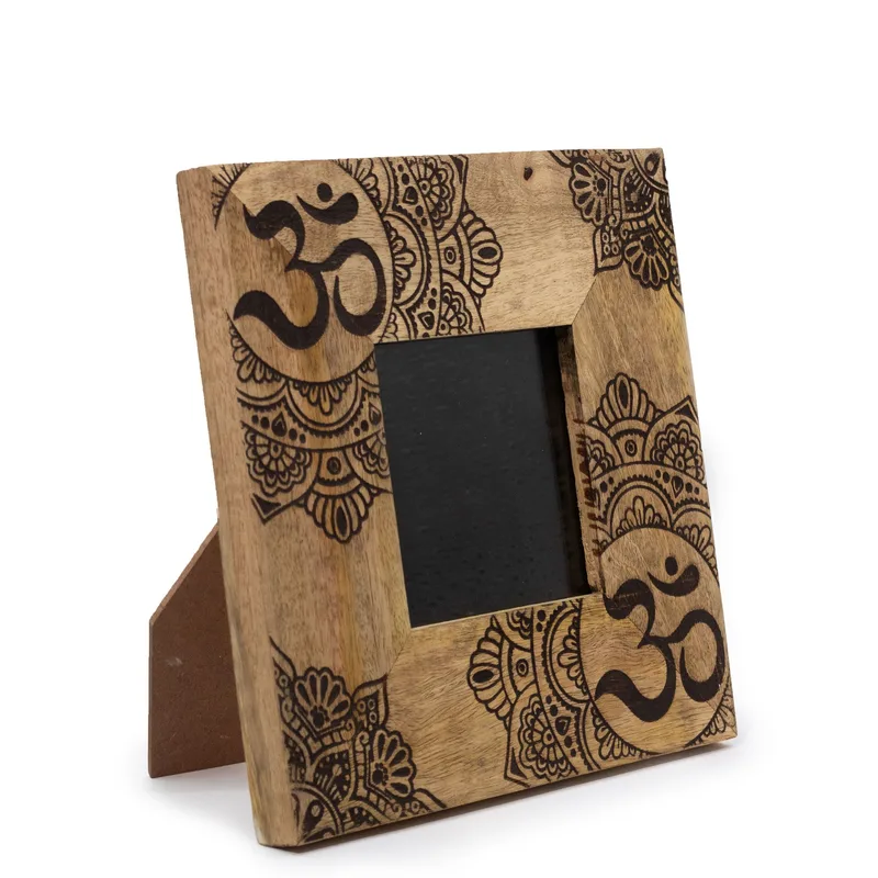 Small Mango Legno Picture Framel 20x20x2cm Mandala Nero