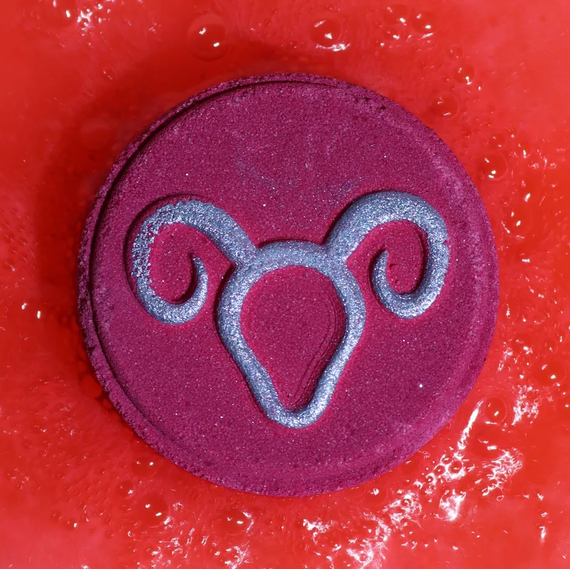 Set of Zodiac Bagno Fizzers with Horoscope - Aries