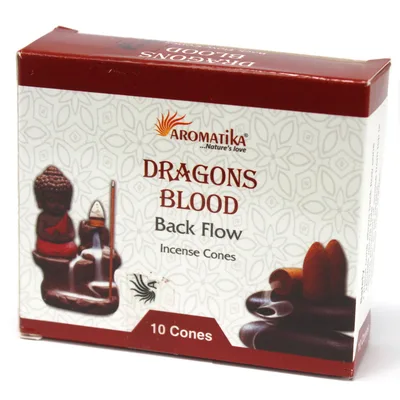 Aromatica Backflow Incenso Cones - Dragons Blood
