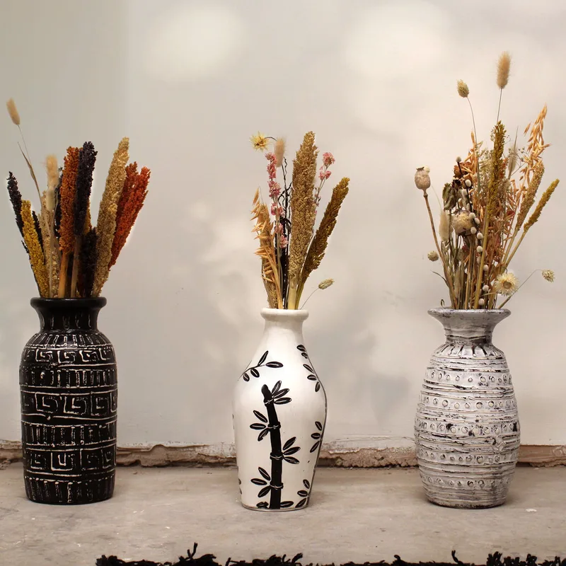 Greek Straight Vase Chocolate — foto 1