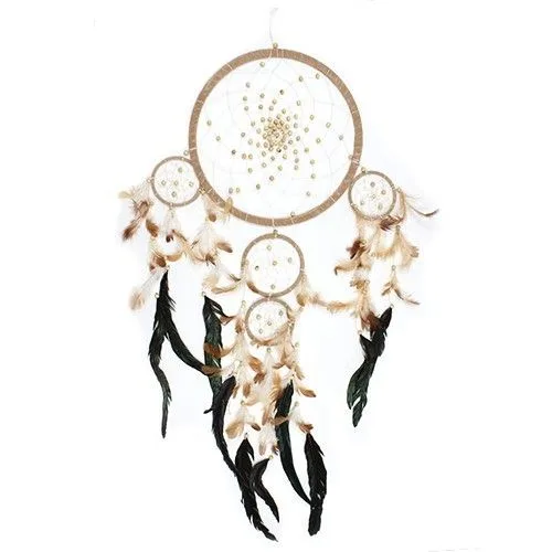 Bali Dreamcatcher - Large Round - Cream/Coffee/Choc — foto 1