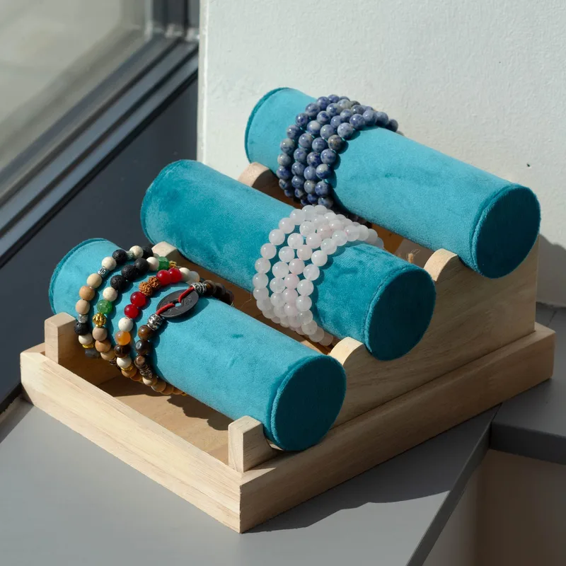 Three Bar Tiered Bangle Display 24x18x13cm — foto 1