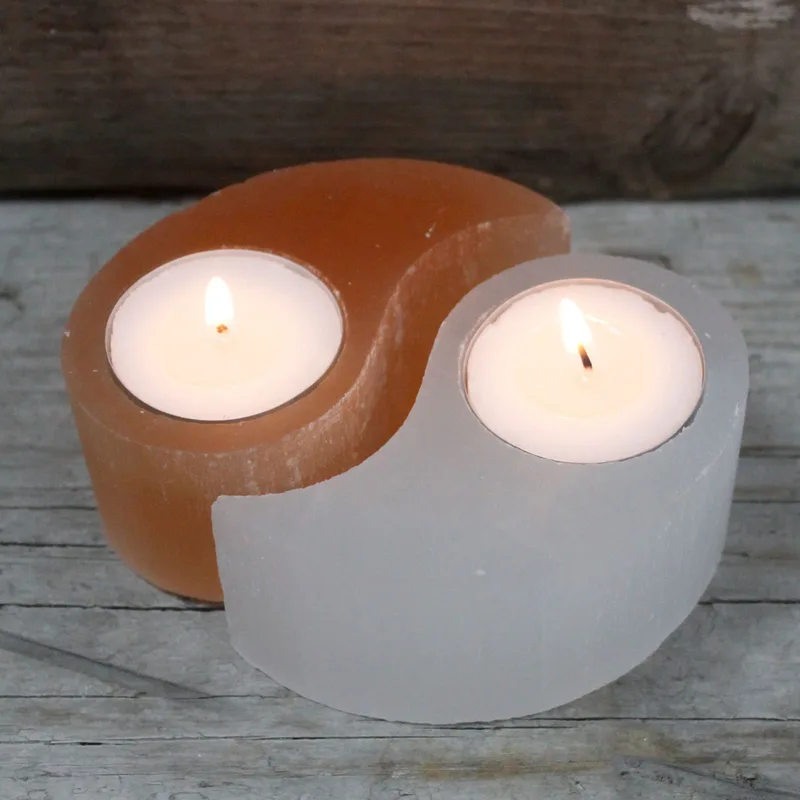 Selenite Ying Yang Candela Porta — foto 3