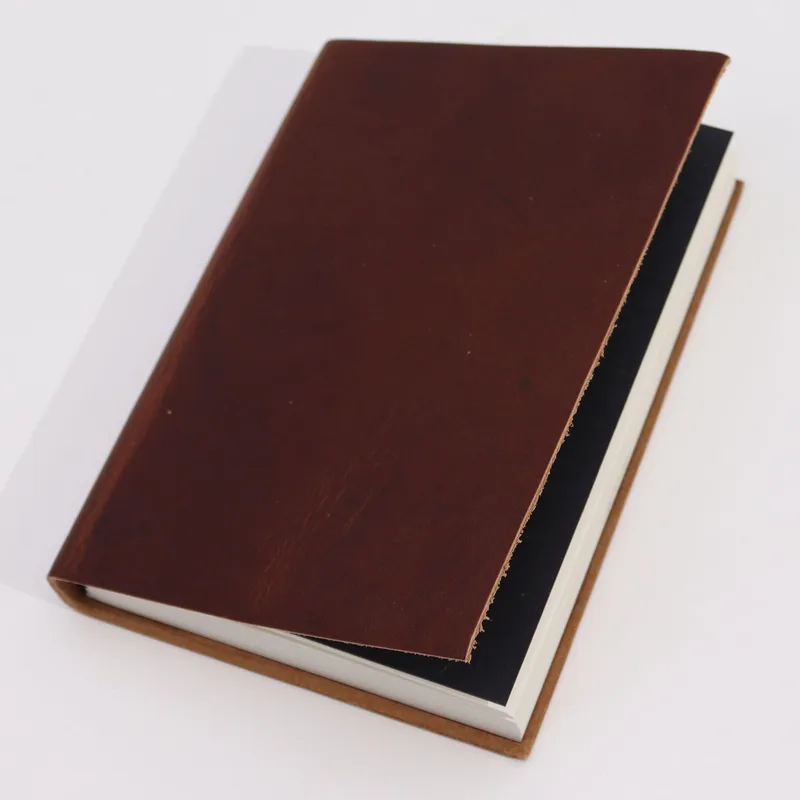 Med Dark Tan Daily Note Book 100 Lined Pages 18x13cm