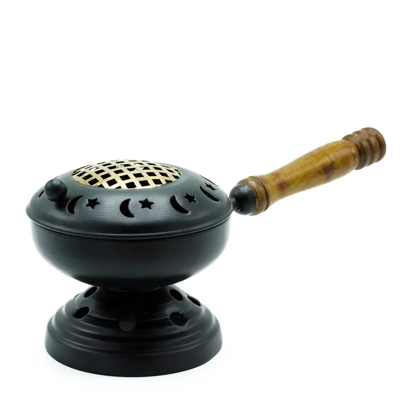Large Iron Censer on Stand Incenso Bruciatore - Oro detail — foto 1
