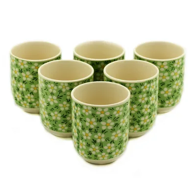 Herbal Tè Cups Verde Daisy