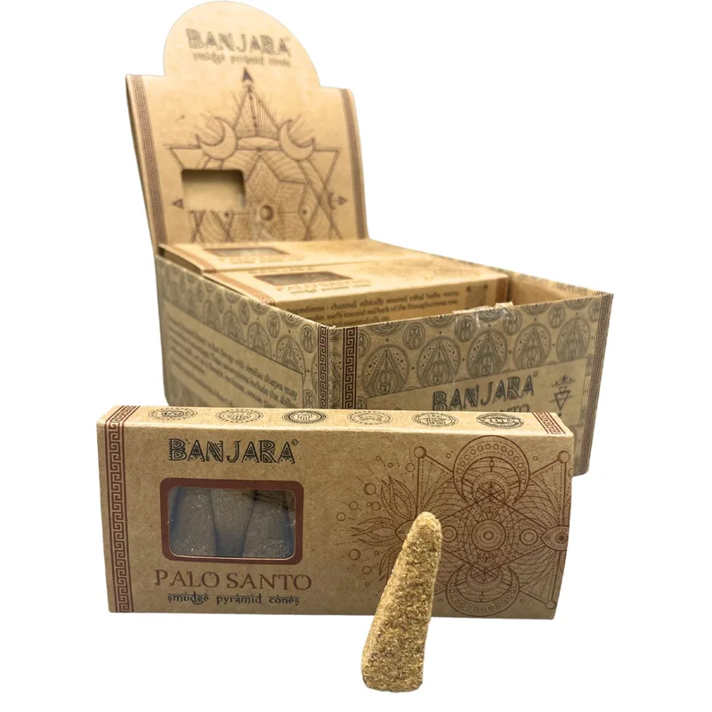 Banjara Smudge Pyramid Cones Palo Santo