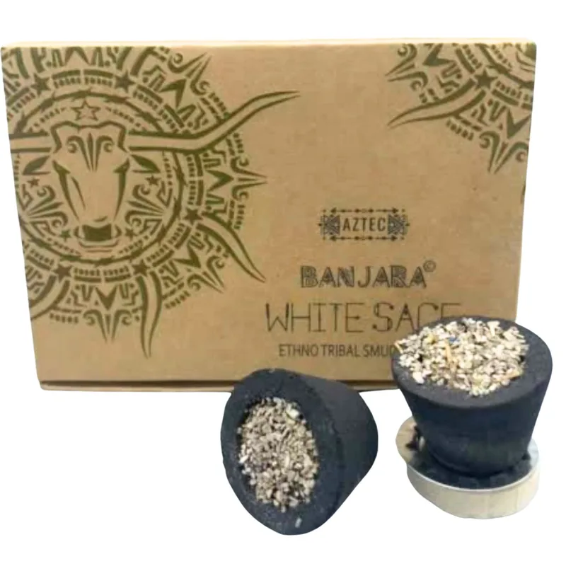 Banjara Resin Cups - Bianco Sage