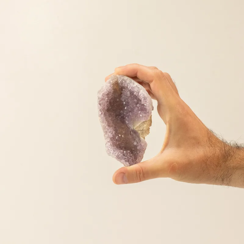 Small Assorted Amethyst Geodes - 3-5 cm (aprox 1KG) 4-6 pieces — foto 5