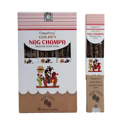Golden Nag Champa Smudging Resin Sticks - 30g — foto 1