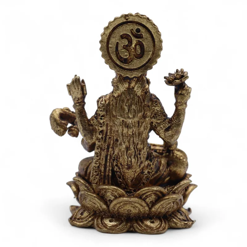 Brass Miniature Gods Sarswati 49mm — foto 4