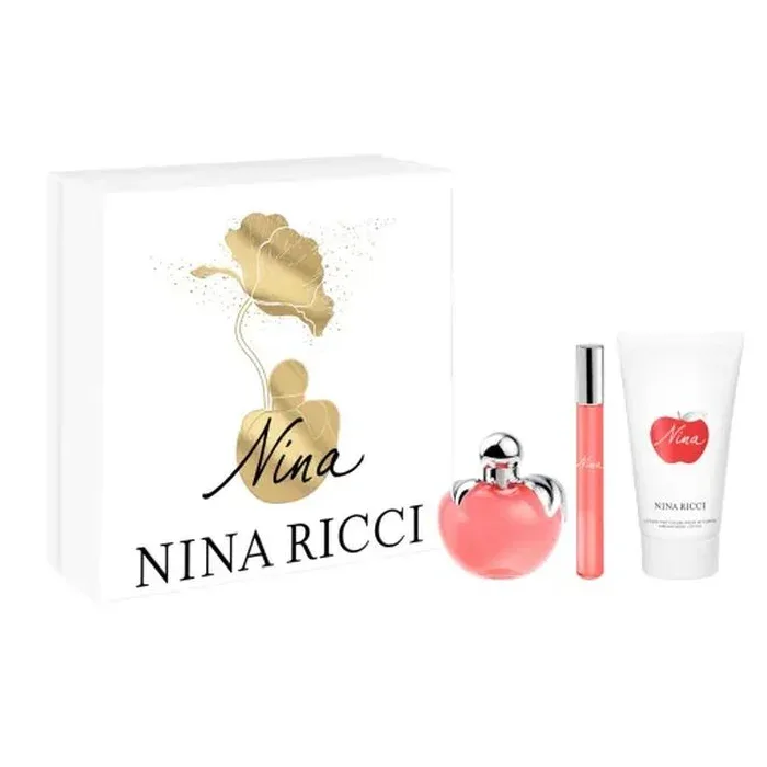 Nina Ricci Nina Eau De Toilette Spray 50ml Set 3 Parti