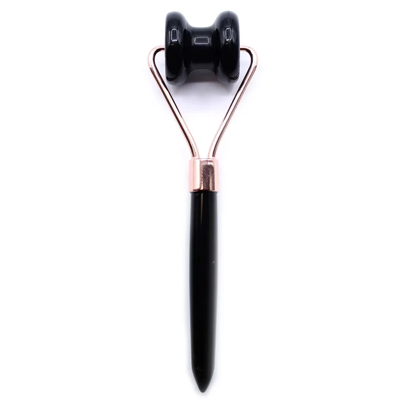 Gemstone Jawline Roller Nero Obsidian — foto 3
