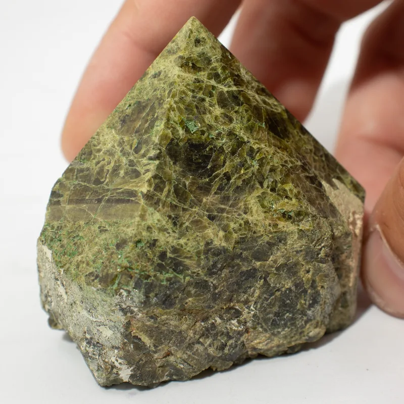 Gemstone Top Polished Points Epidote A grade — foto 2