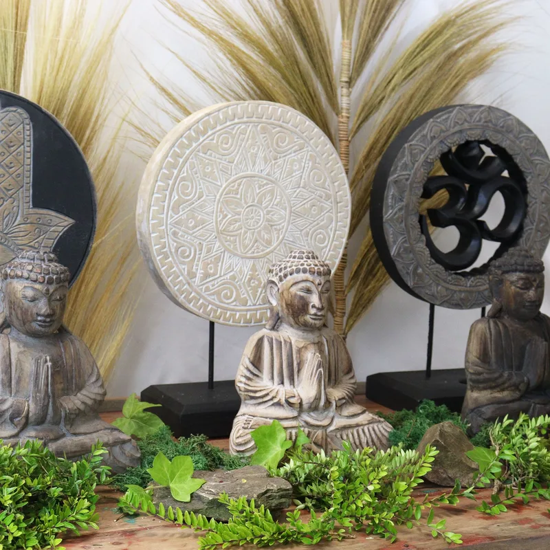 Buddha Feng Shui Set Classic Mandala Naturale — foto 1