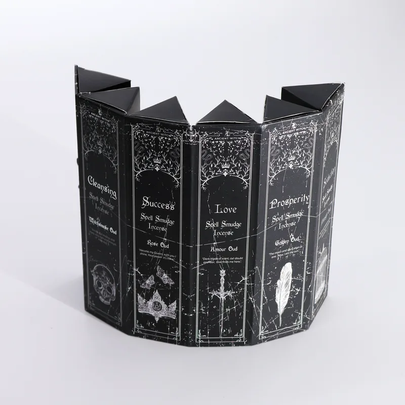 Pyramid Shape Display Incenso Set of 5 Ancient Witch Scents & Spells — foto 6