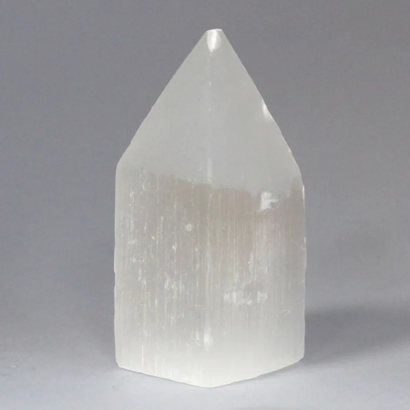 Selenite Pencil Point Tower - 10 cm — foto 4