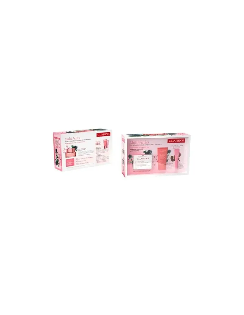 Clarins Set Multi Activa Dia Ps 50ml Noche 15ml Labios 21