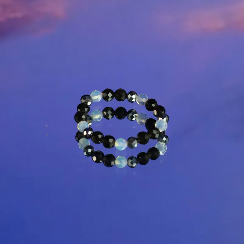 Nymph Spirit Gemstone Ring Set - Full Moon — foto 3