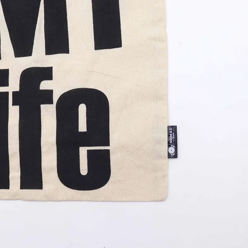 Nomad Sari Iconic Basic Tote Bag - IT's MY LIFE - Naturale 4oz — foto 3