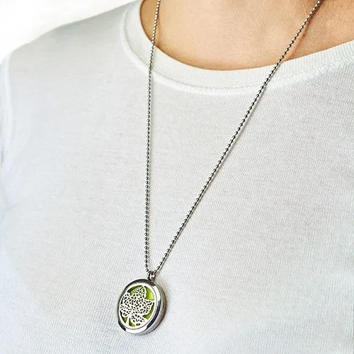 Aromatherapy Jewellery Necklace Leaf 30mm — foto 3