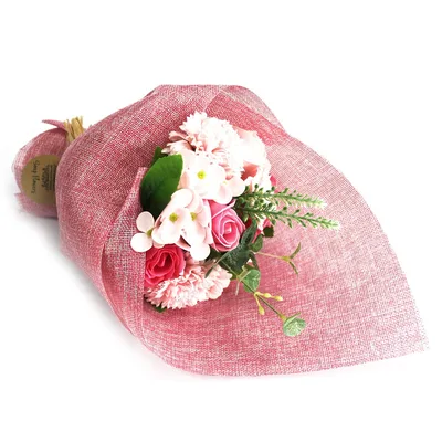 Standing Sapone Fiore Bouquet Pink — foto 2