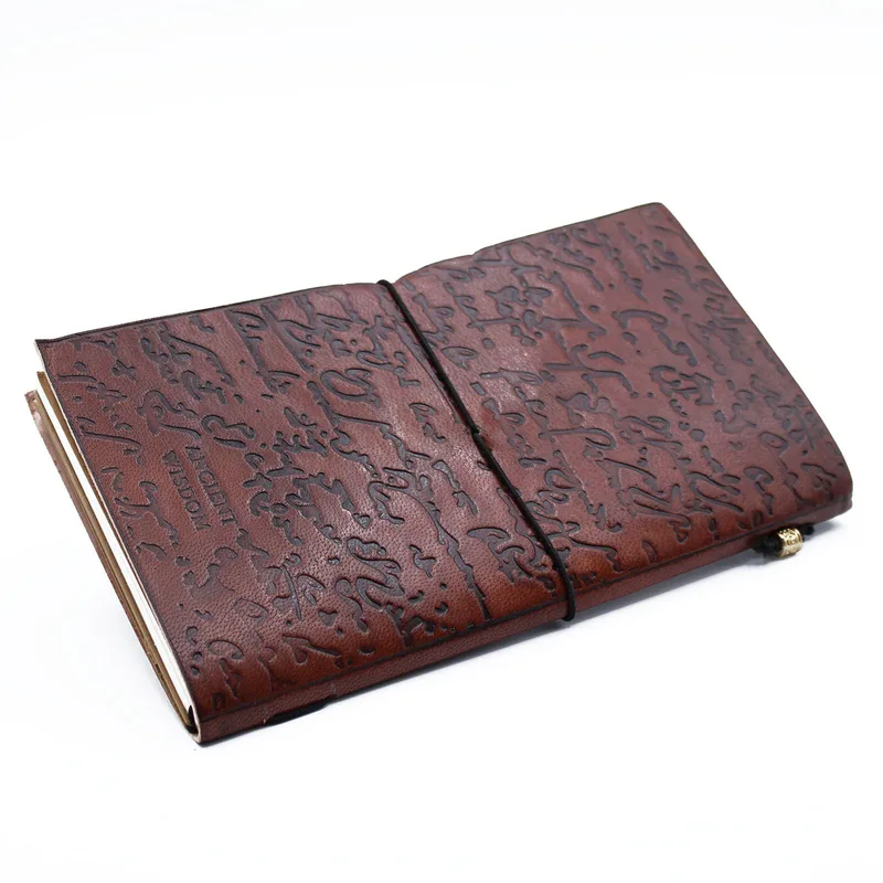 Fatto a mano Leather Journal Be the Change Brown — foto 1