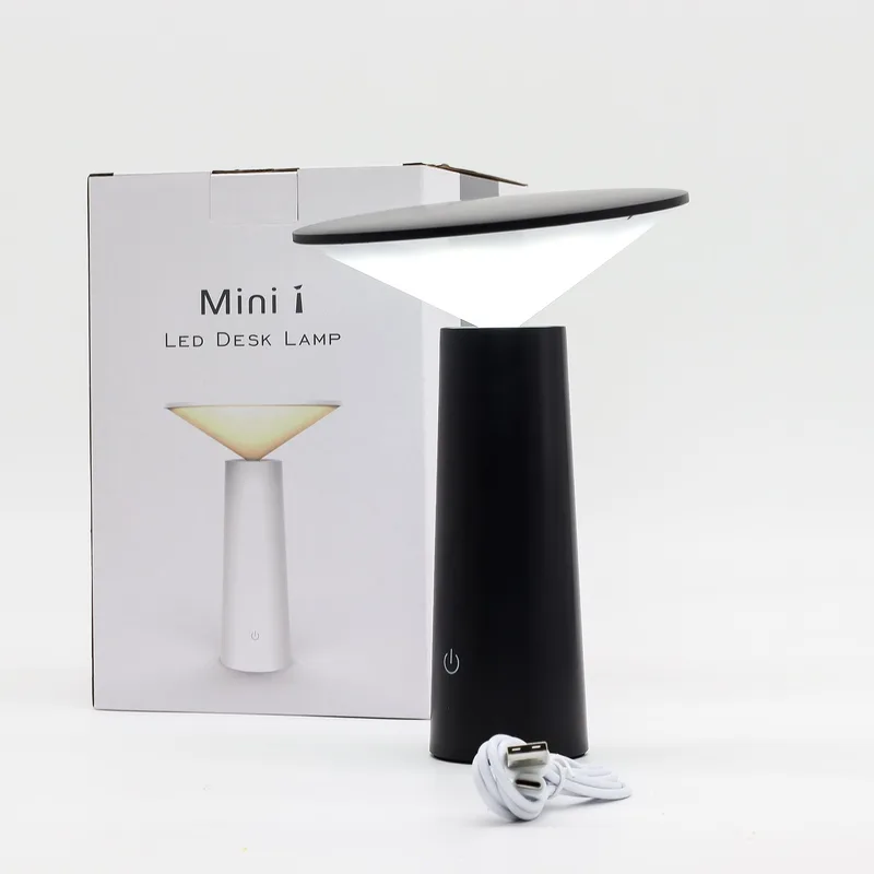Touch Lamp Nero Mushroom adjustable pattern light USB Rechargable — foto 2