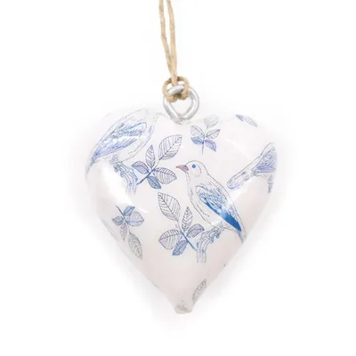 Lrg Decor Legno Heart - Blu Bird — foto 1