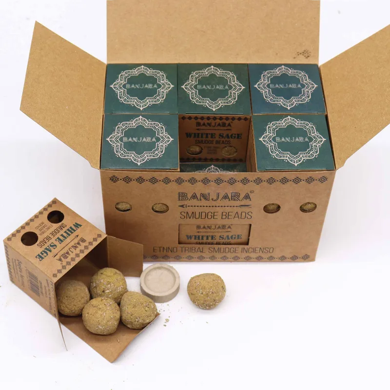 Banjara Smudge Beads - Bianco Sage