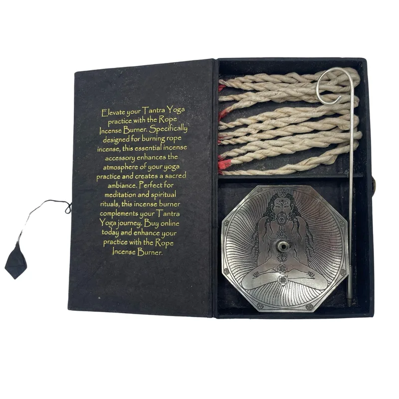 Rope Incenso and Argento Plated Porta Set Seven Chakras — foto 2