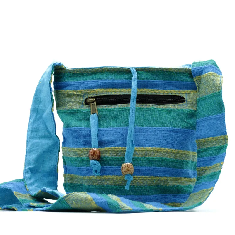 Nepal Sling Bag - Spring Meadows Verde & Blu — foto 1
