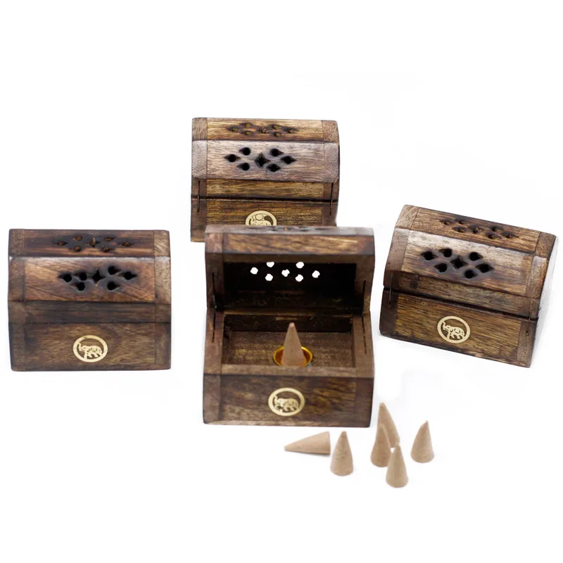 Mini Incenso Cone Smoke Scatola - Mango Legno — foto 4