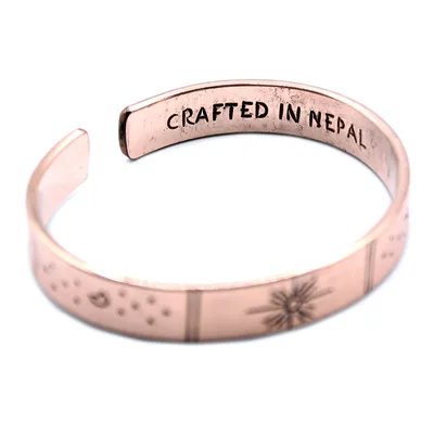 Inspiration Bracelet - Copper Snrise, Galaxy, Stars, Earth — foto 2