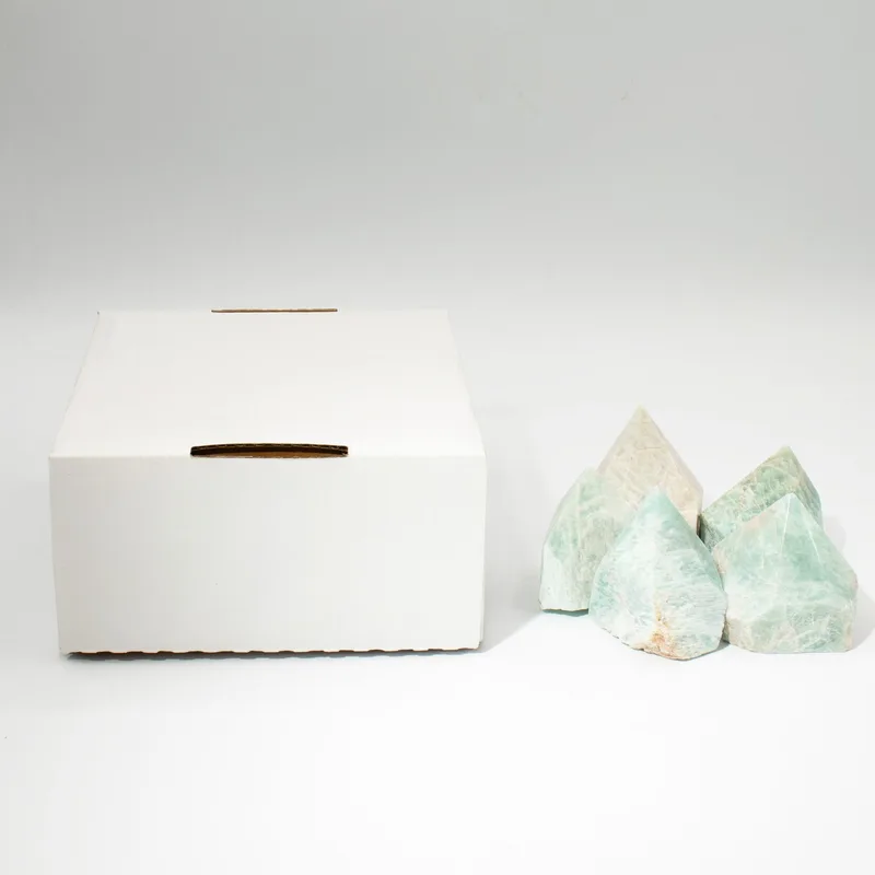 Gemstone Top Polished Points Indian Amazonite — foto 4
