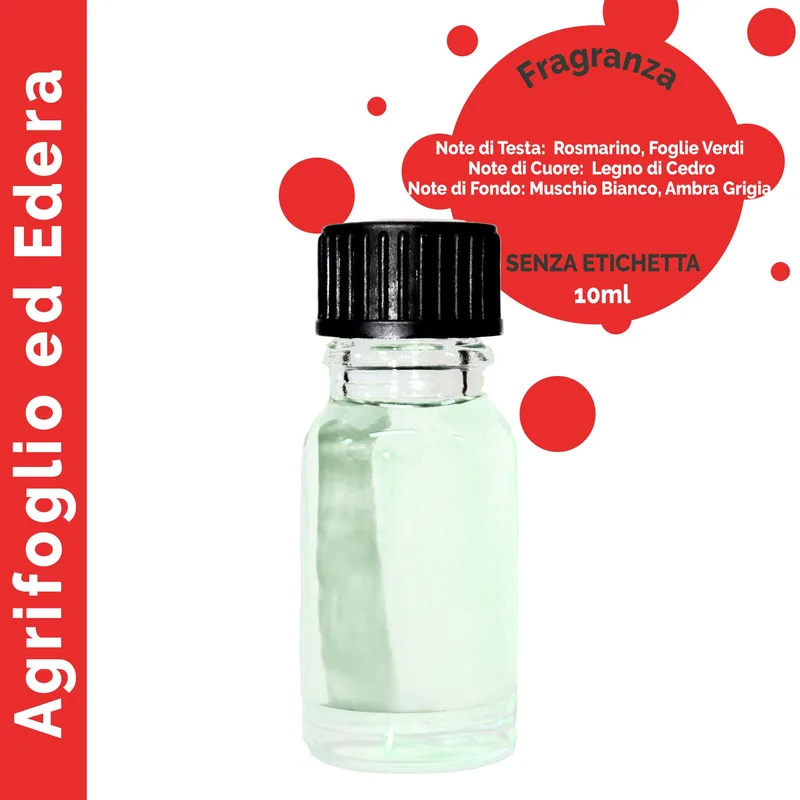Holly & Ivy Profumo Olio 10ml Bianco Label