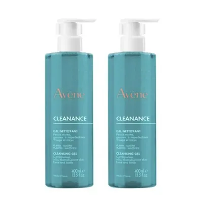 Avène Cleanance Duo Gel Detergente 2 x 400ml