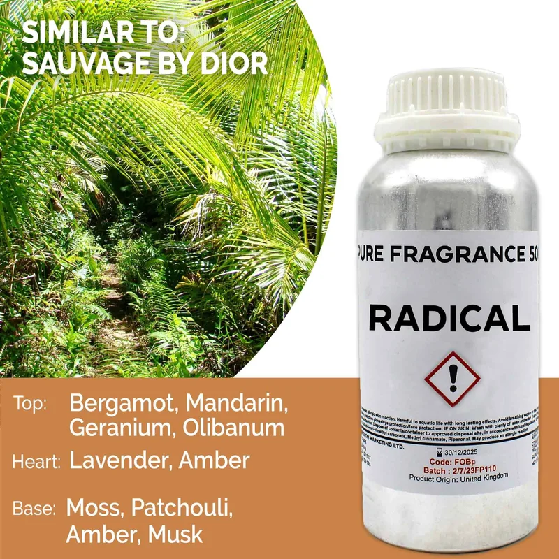 Olio profumo puro radical 500 ml — per ambienti