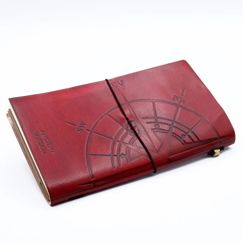 Fatto a mano Leather Journal Little Book of Big Plans Red — foto 1