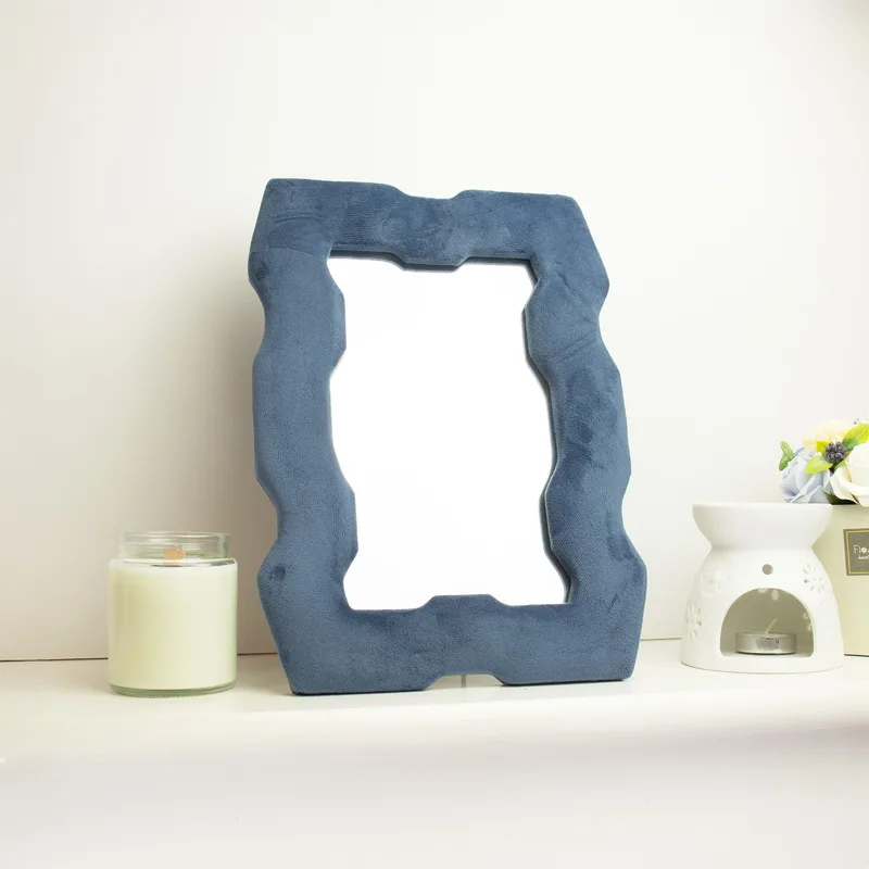 Soft Squiggly Mirror – Chunky Frame – Royal Blu — foto 1