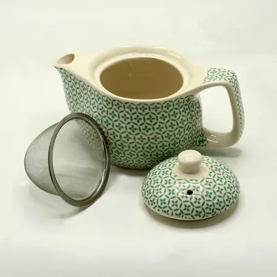 Small Herbal Teapot - Verde Mosaic — foto 1