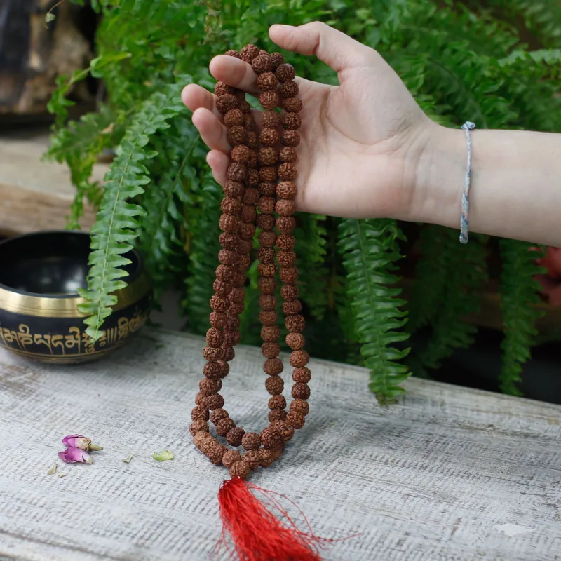 108 Rudraksha Mala - Brown — foto 2