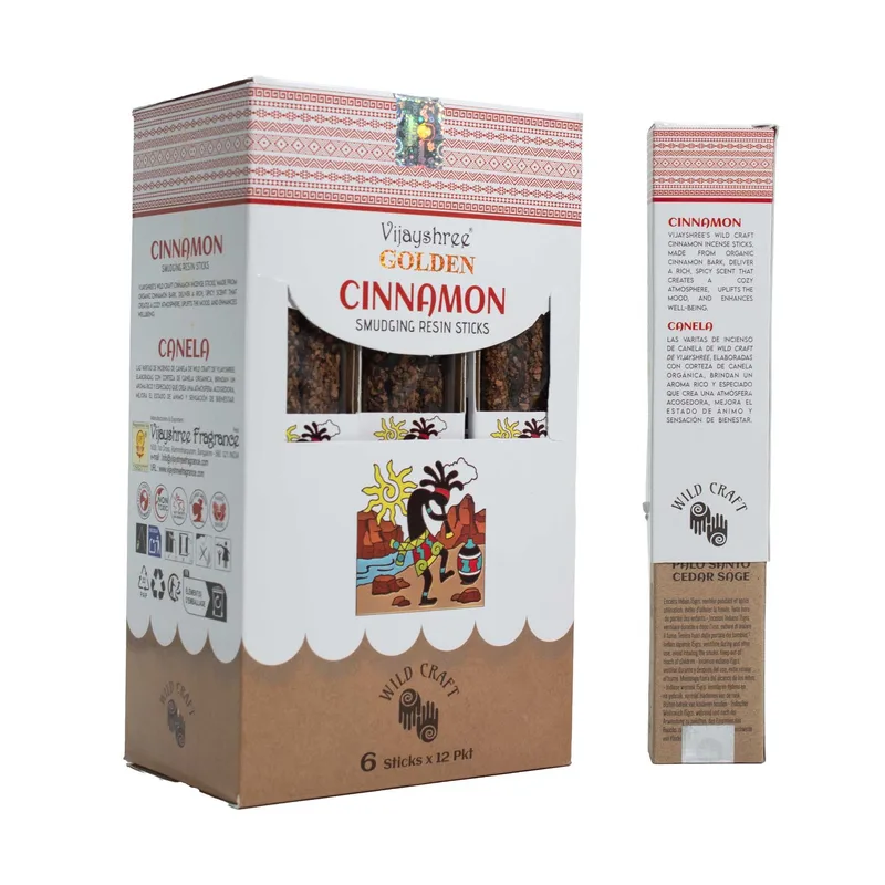 Golden Cannella Smudging Resin Sticks - 30g — foto 1