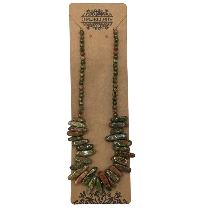 Longstone Gem Necklace Moss Agate — foto 2
