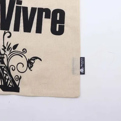 Nomad Sari Iconic Basic Tote Bag - Joie de Vivre - Naturale 4oz — foto 1