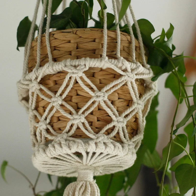 Macrame Pot Porta Single Small Pot — foto 1